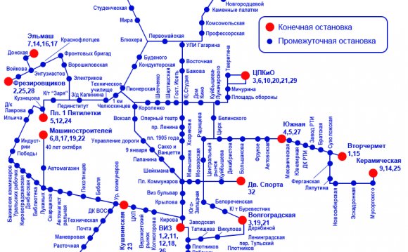 Расписание и маршруты трамваев