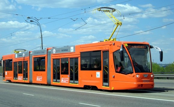 Speed Tram In Moscow
